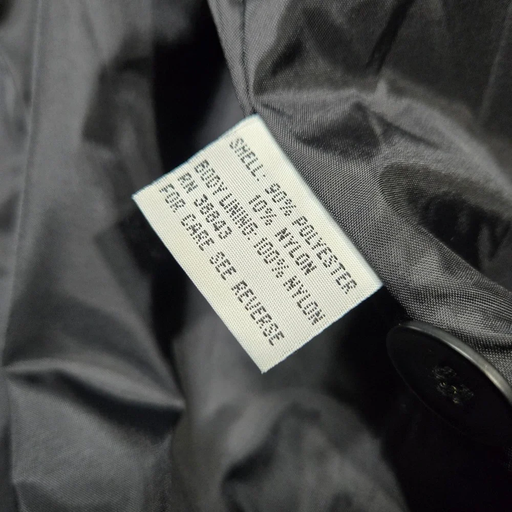 Vintage Larry‎ Levine Trench Coat Medium Black Double Breasted Belted Microfibre